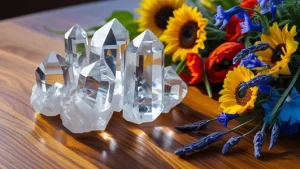 Brățară cuarț transparent