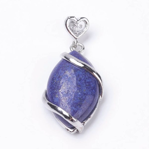 Pandantiv lapis lazuli oval