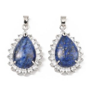 pandantiv lapis lazuli picătură