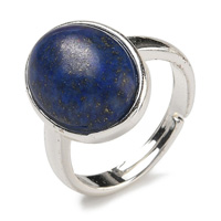 Inel lapis lazuli oval